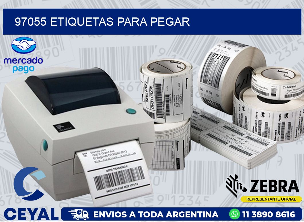 97055 ETIQUETAS PARA PEGAR