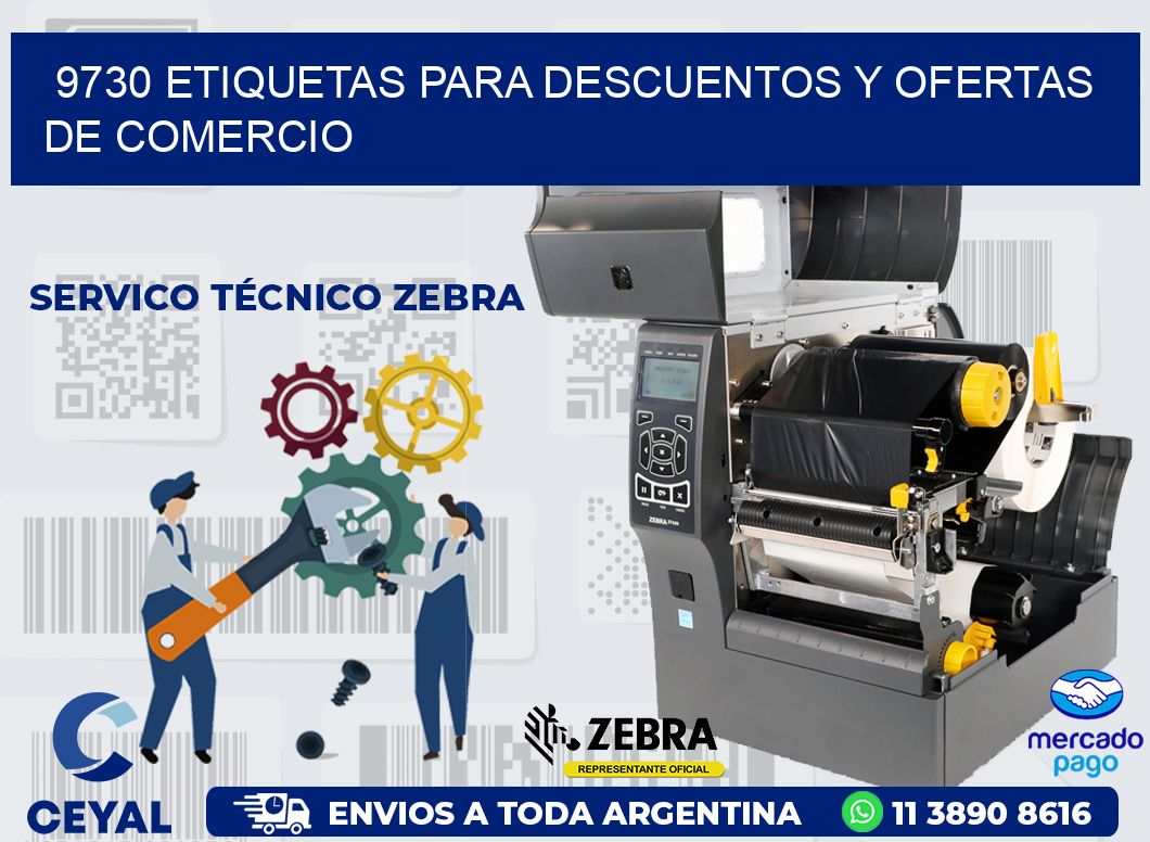 9730 ETIQUETAS PARA DESCUENTOS Y OFERTAS DE COMERCIO