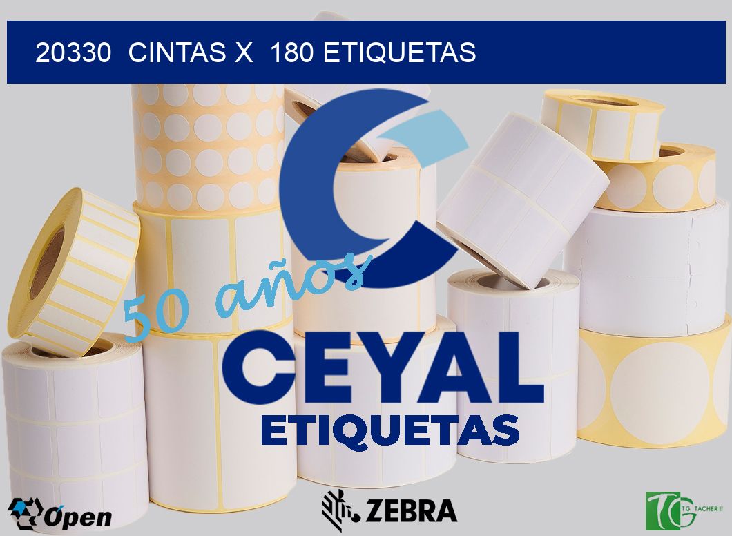 20330  cintas x  180 etiquetas