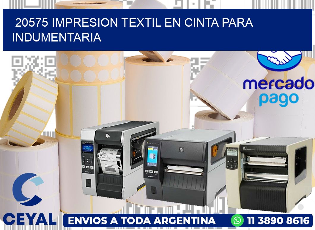 20575 IMPRESION TEXTIL EN CINTA PARA INDUMENTARIA