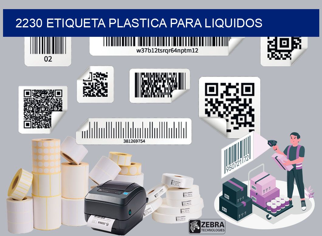 2230 ETIQUETA PLASTICA PARA LIQUIDOS
