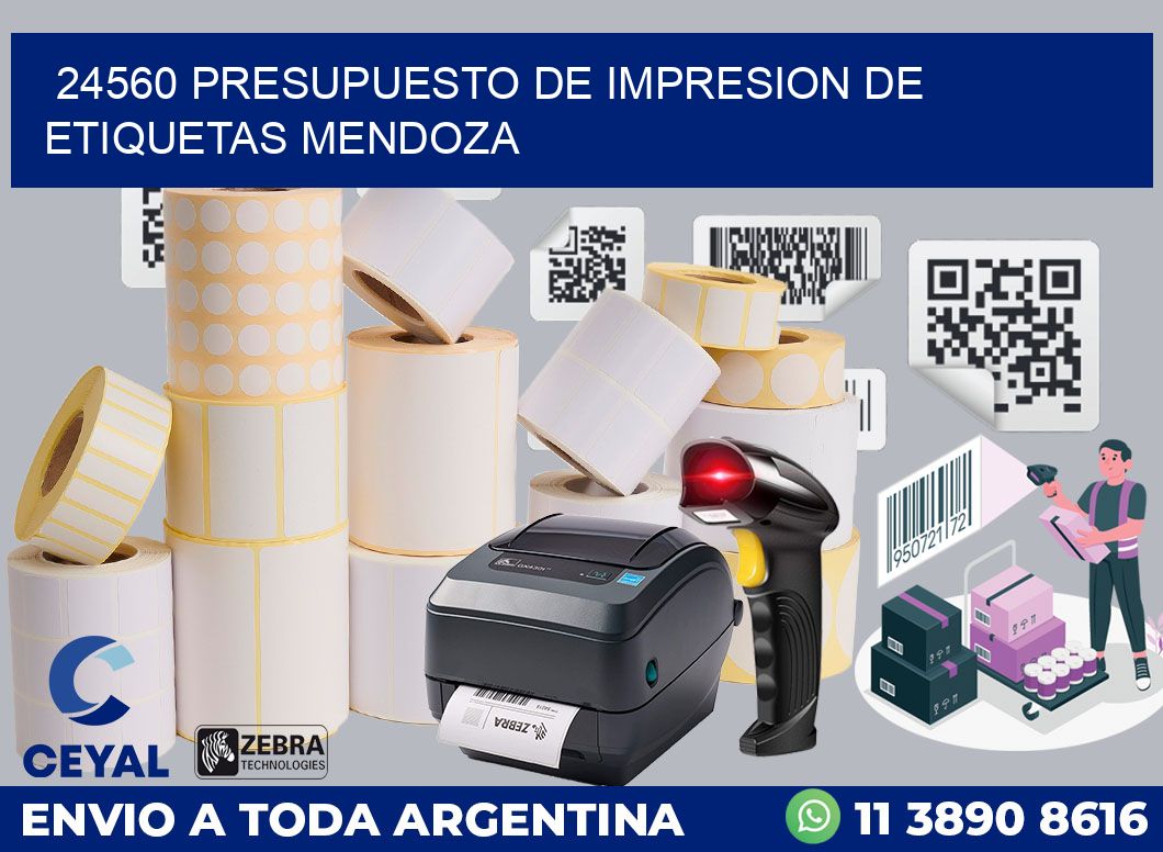 24560 PRESUPUESTO DE IMPRESION DE ETIQUETAS MENDOZA