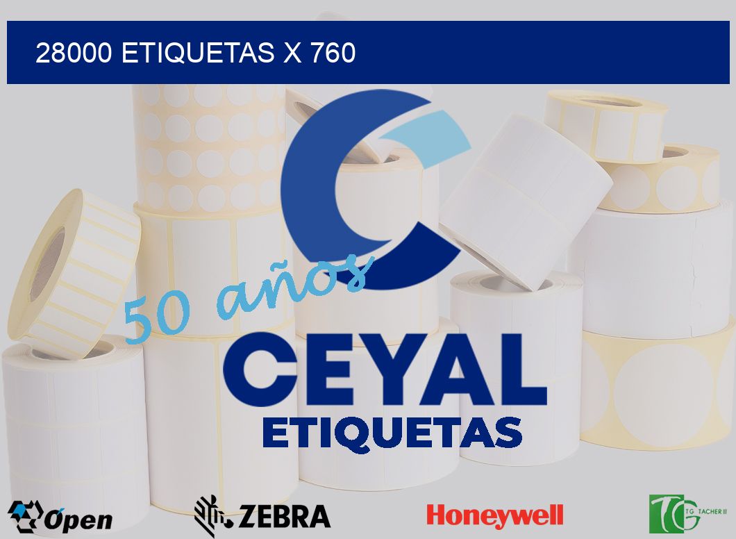 28000 Etiquetas x 760