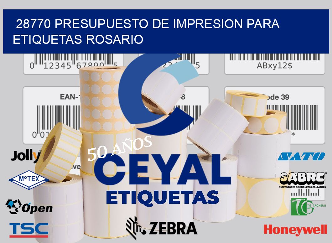 28770 PRESUPUESTO DE IMPRESION PARA ETIQUETAS ROSARIO