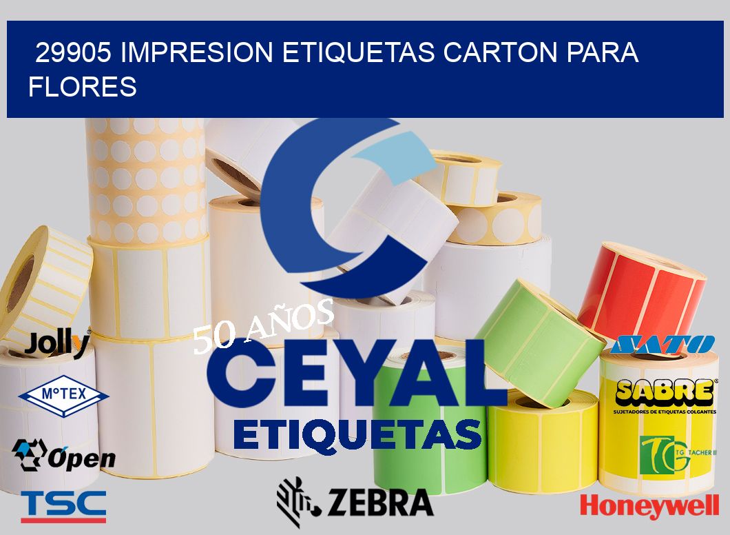 29905 IMPRESION ETIQUETAS CARTON PARA FLORES