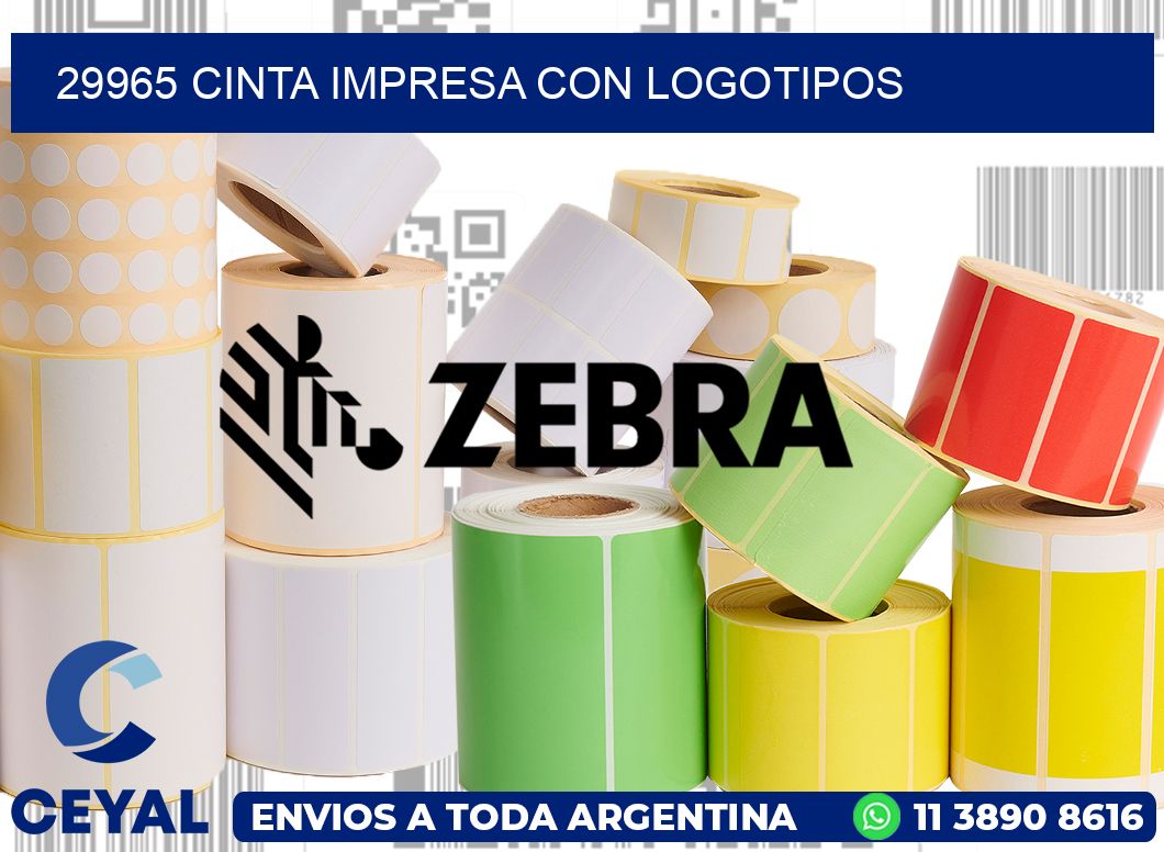 29965 CINTA IMPRESA CON LOGOTIPOS