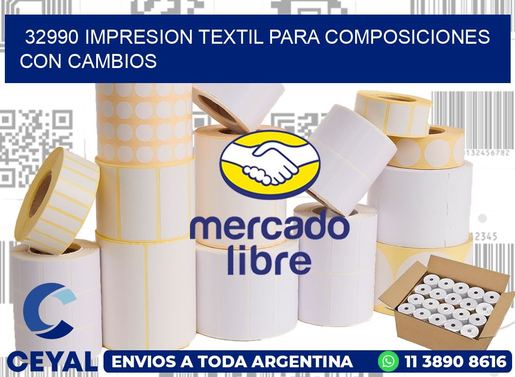 32990 IMPRESION TEXTIL PARA COMPOSICIONES CON CAMBIOS