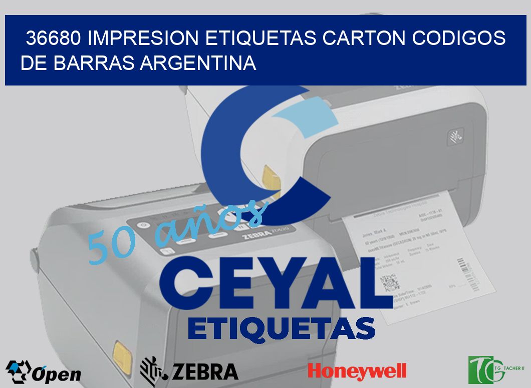 36680 IMPRESION ETIQUETAS CARTON CODIGOS DE BARRAS ARGENTINA