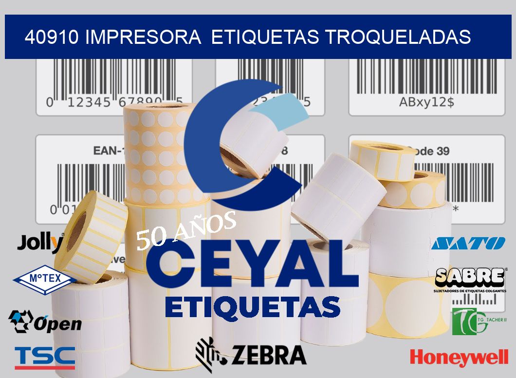 40910 impresora  etiquetas troqueladas