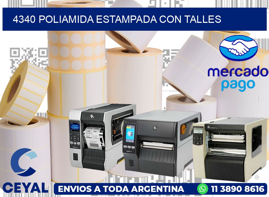 4340 POLIAMIDA ESTAMPADA CON TALLES