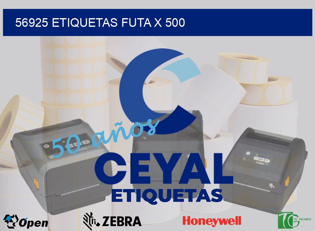 56925 etiquetas futa x 500