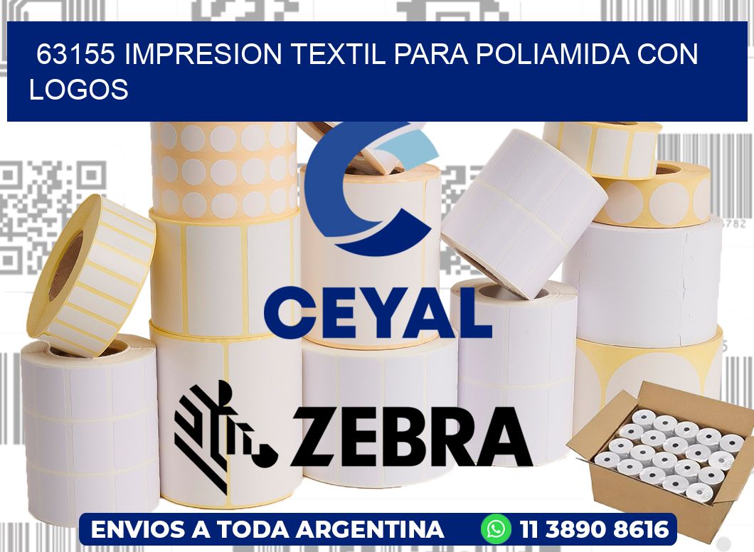 63155 IMPRESION TEXTIL PARA POLIAMIDA CON LOGOS