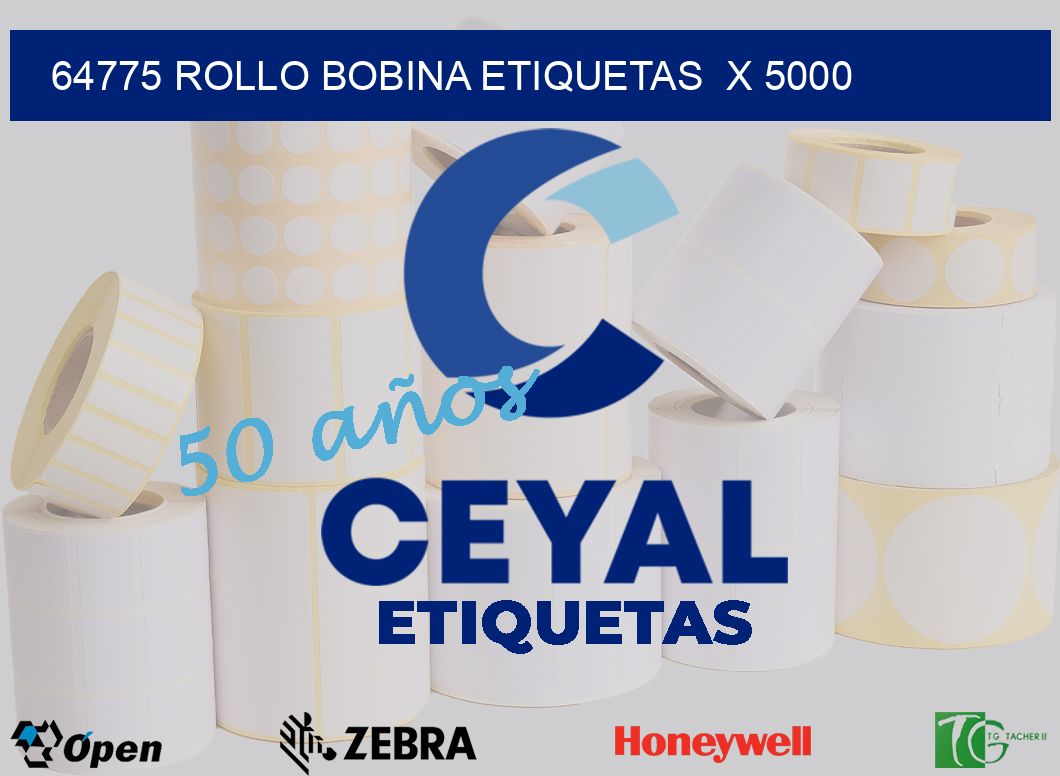 64775 Rollo bobina etiquetas  x 5000
