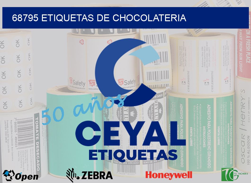 68795 ETIQUETAS DE CHOCOLATERIA