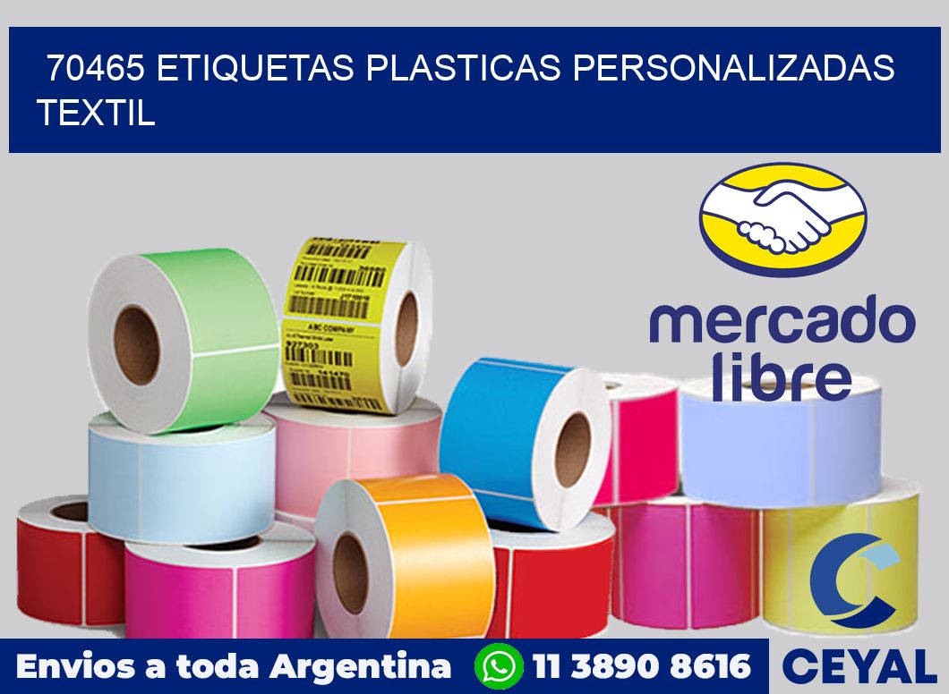 70465 ETIQUETAS PLASTICAS PERSONALIZADAS TEXTIL