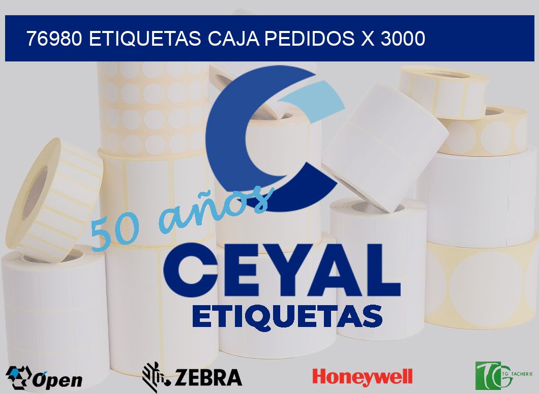 76980 etiquetas caja pedidos x 3000