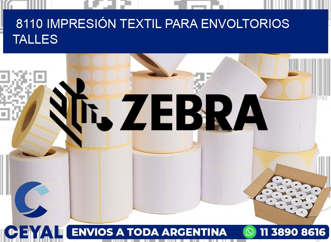 8110 IMPRESIÓN TEXTIL PARA ENVOLTORIOS TALLES