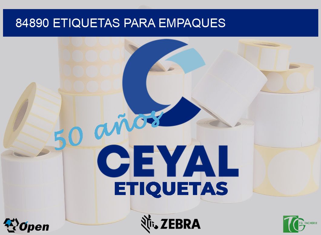 84890 ETIQUETAS PARA EMPAQUES