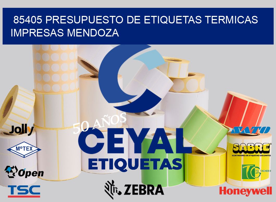 85405 PRESUPUESTO DE ETIQUETAS TERMICAS IMPRESAS MENDOZA