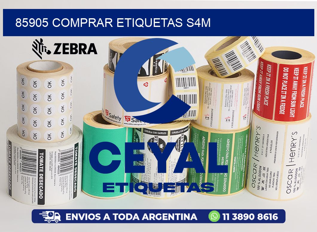 85905 COMPRAR ETIQUETAS S4M