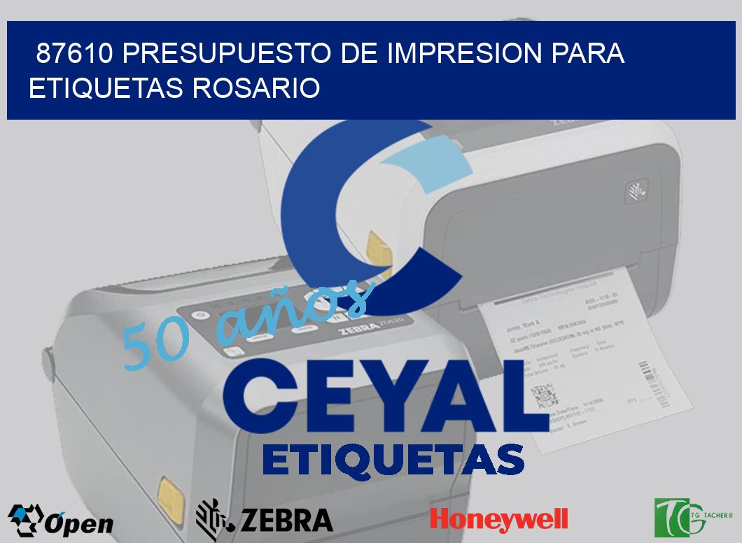 87610 PRESUPUESTO DE IMPRESION PARA ETIQUETAS ROSARIO
