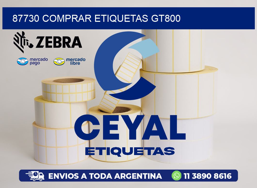 87730 COMPRAR ETIQUETAS GT800