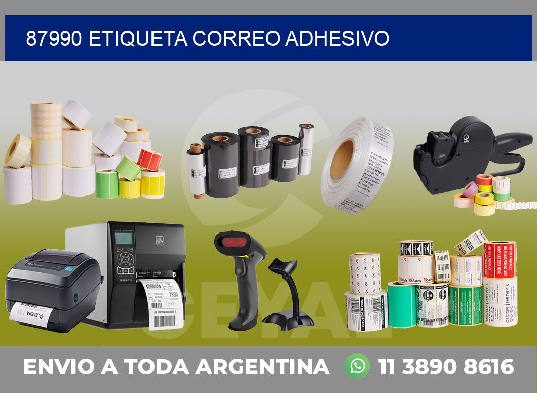 87990 ETIQUETA CORREO ADHESIVO