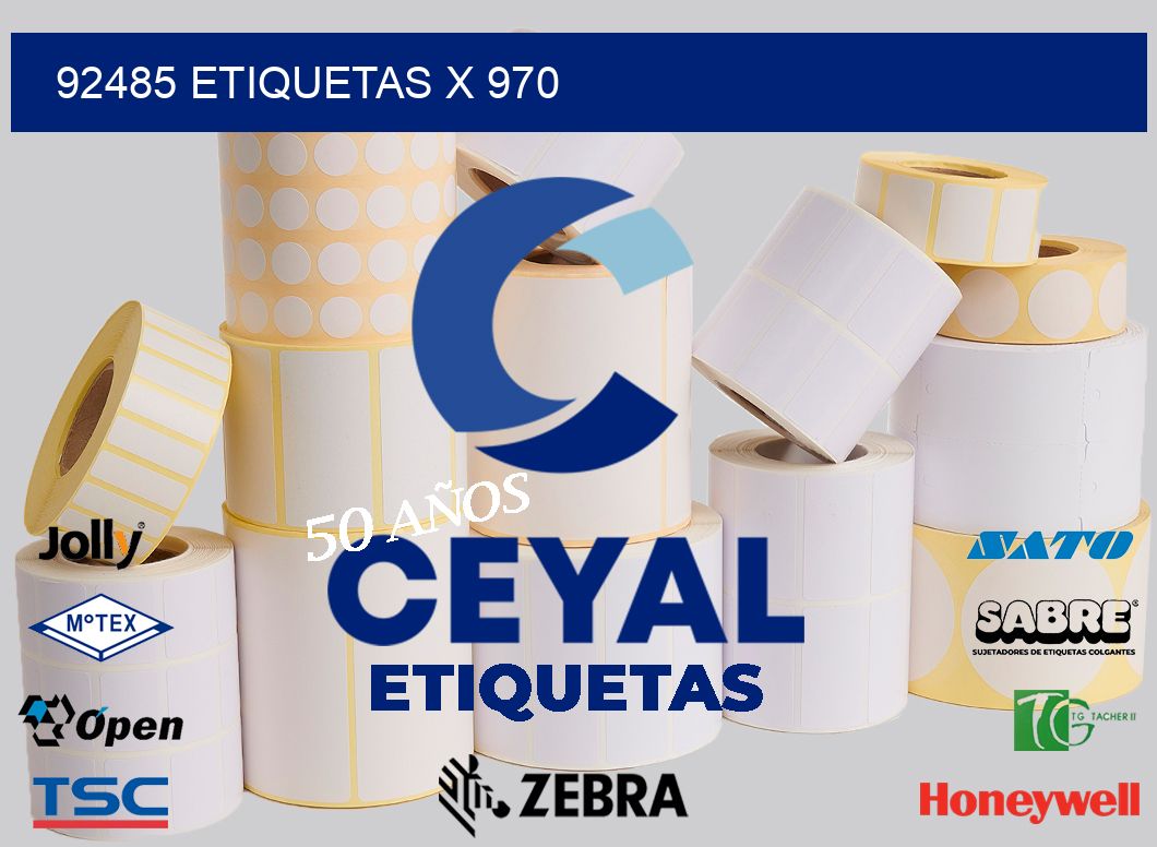 92485 Etiquetas x 970