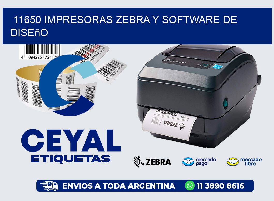 11650 Impresoras Zebra y Software de Diseño