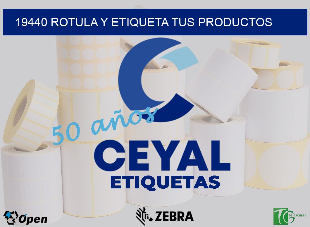19440 ROTULA Y ETIQUETA TUS PRODUCTOS