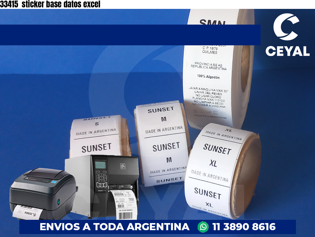 33415  sticker base datos excel