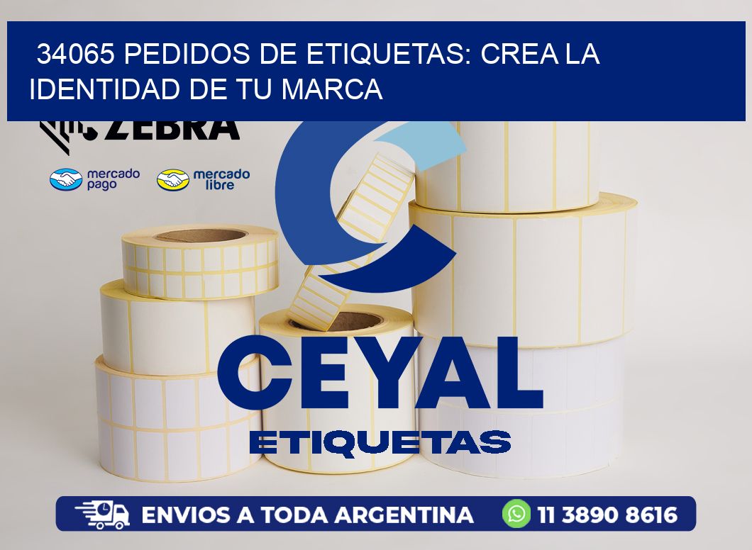 34065 Pedidos de Etiquetas: Crea la Identidad de tu Marca