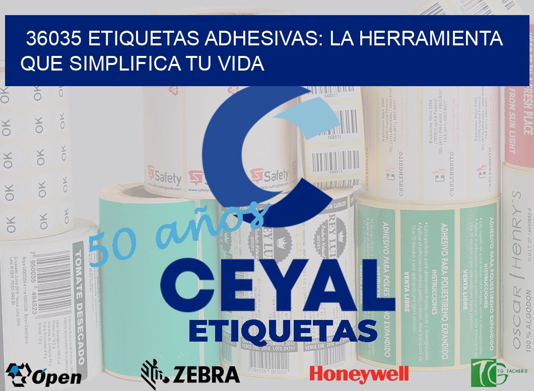 36035 Etiquetas Adhesivas: La Herramienta que Simplifica tu Vida