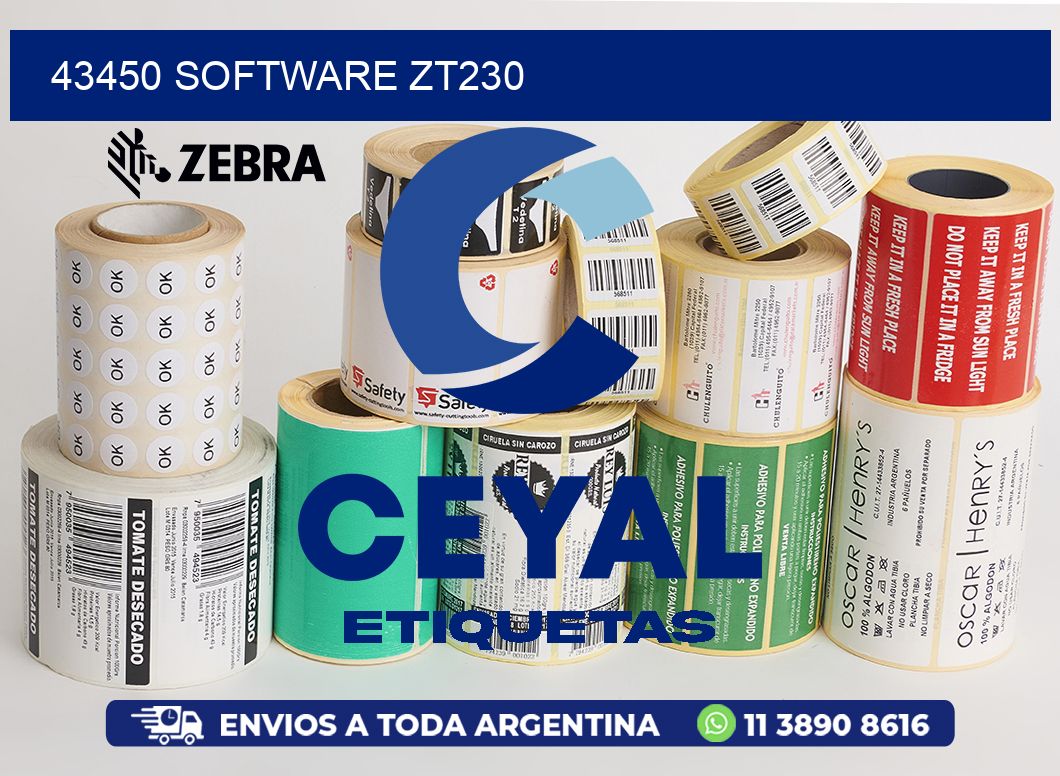 43450 SOFTWARE ZT230