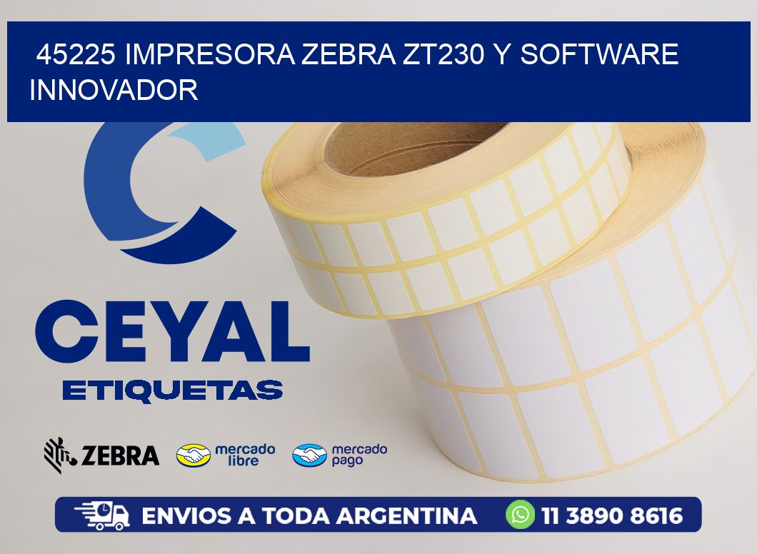 45225 Impresora Zebra ZT230 y Software Innovador