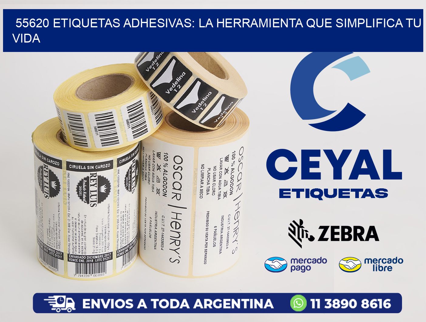 55620 Etiquetas Adhesivas: La Herramienta que Simplifica tu Vida