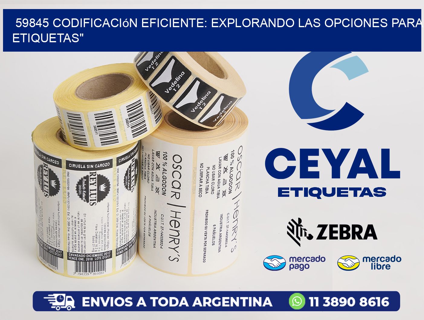 59845 Codificación Eficiente: Explorando las Opciones para Etiquetas