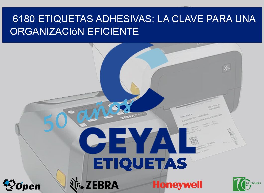 6180 Etiquetas Adhesivas: La Clave para una Organización Eficiente