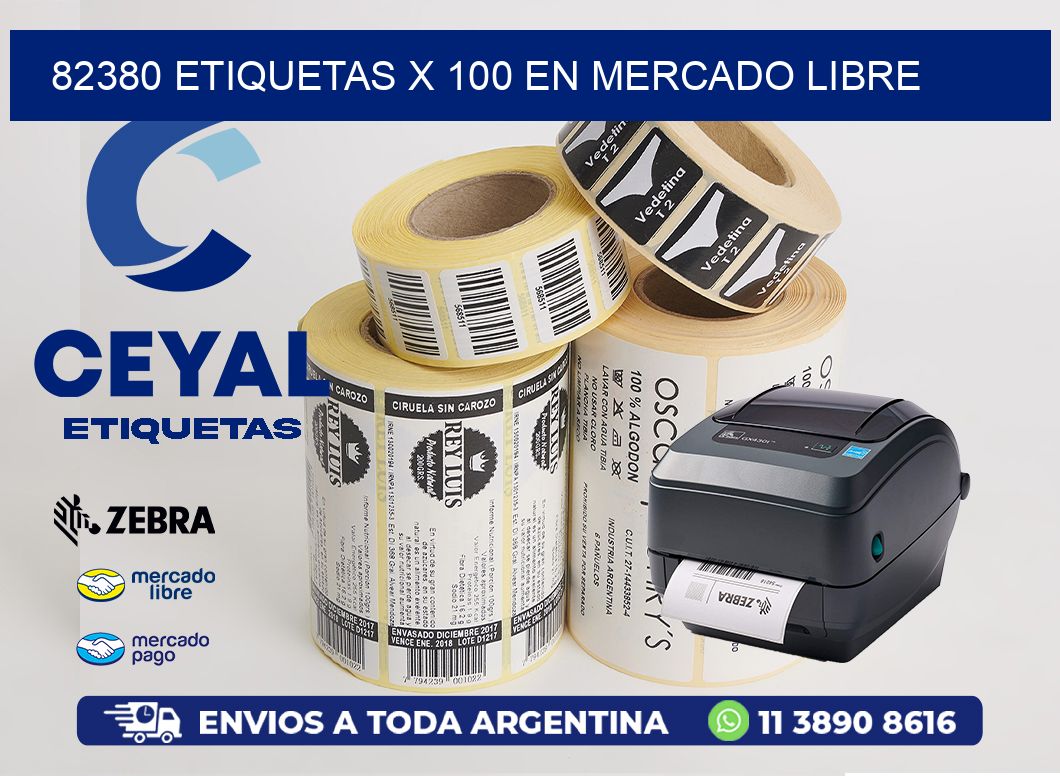 82380 ETIQUETAS X 100 EN MERCADO LIBRE