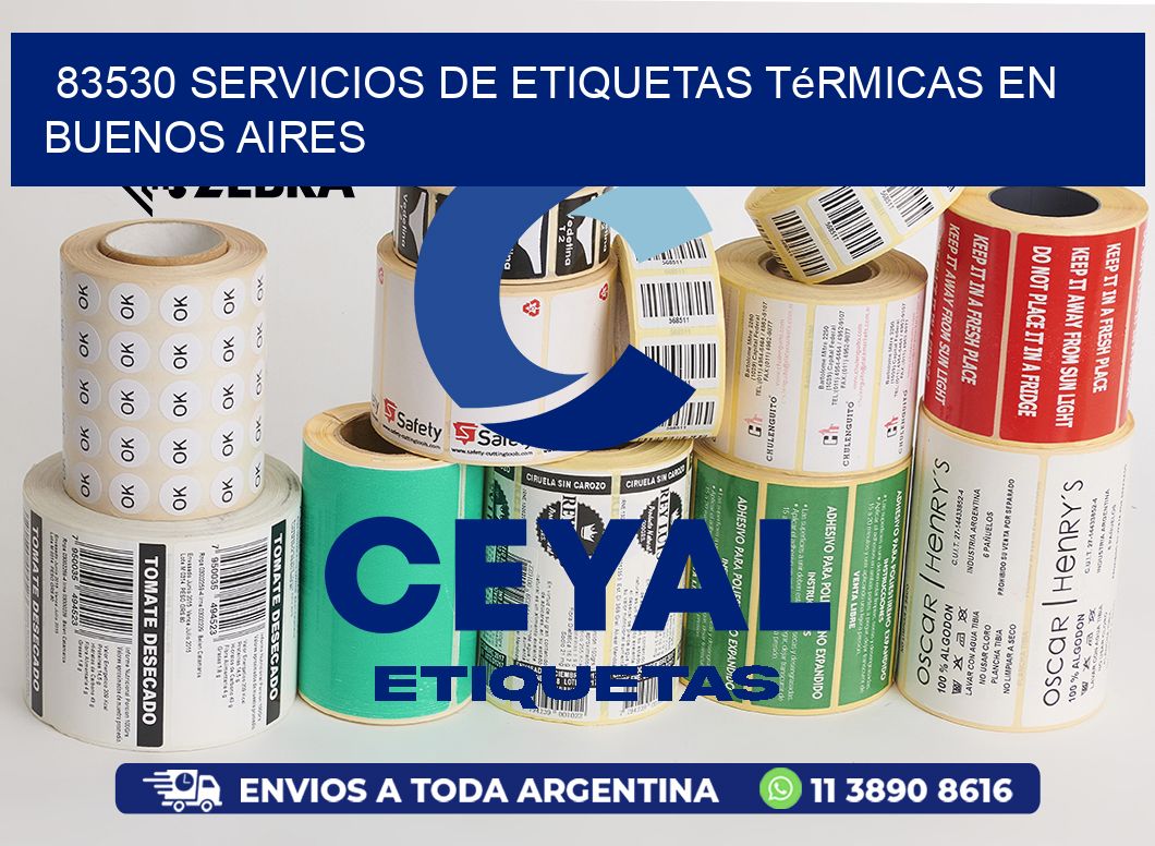 83530 Servicios de Etiquetas Térmicas en Buenos Aires