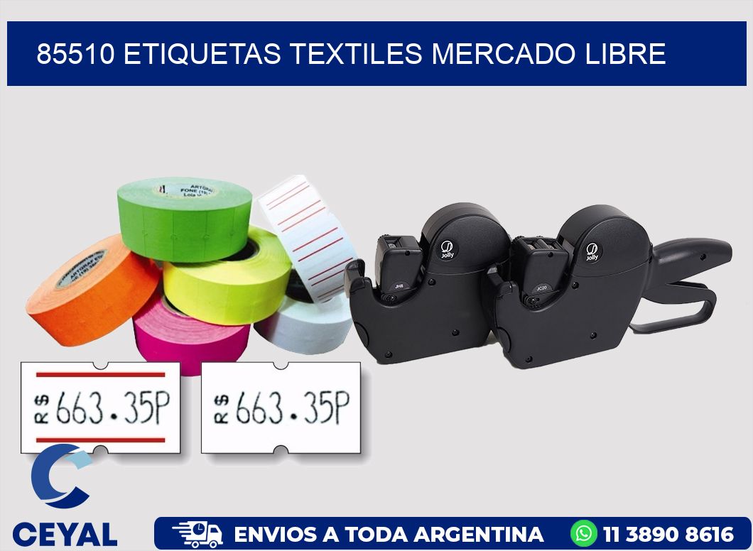 85510 ETIQUETAS TEXTILES MERCADO LIBRE