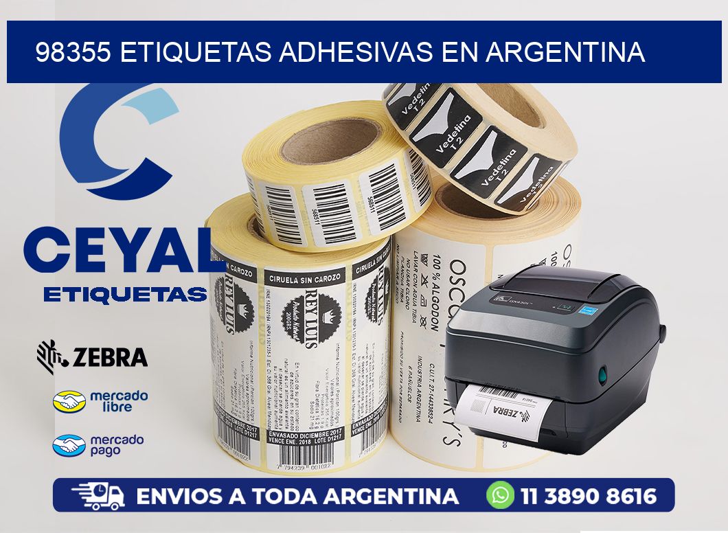 98355 ETIQUETAS ADHESIVAS EN ARGENTINA