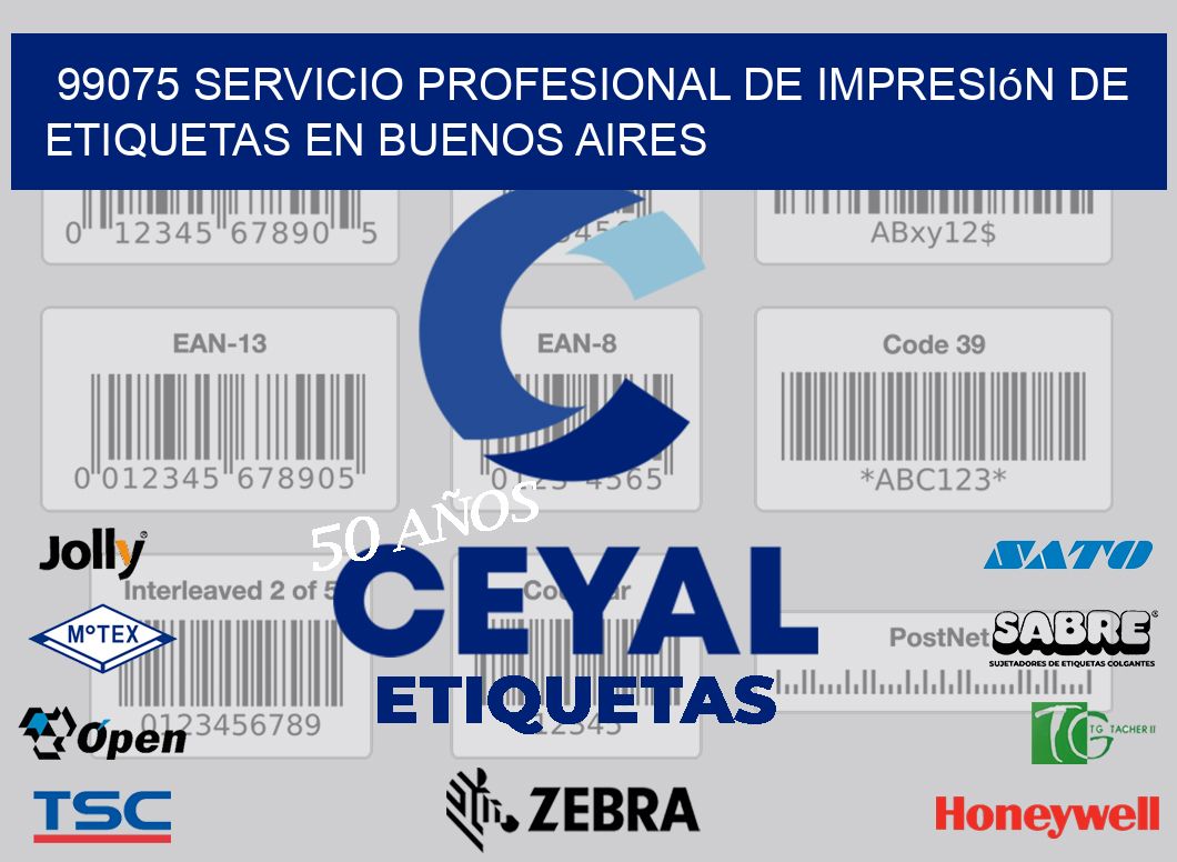 99075 Servicio Profesional de Impresión de Etiquetas en Buenos Aires