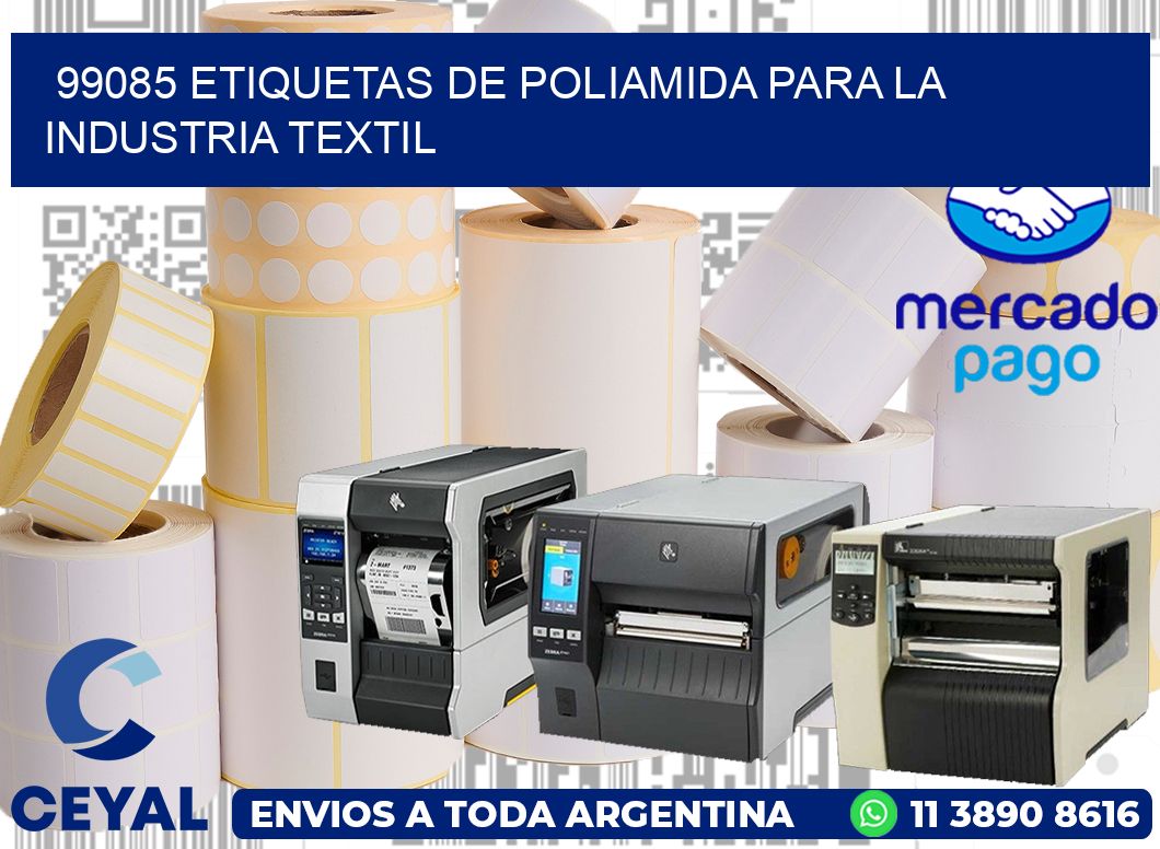 99085 ETIQUETAS DE POLIAMIDA PARA LA INDUSTRIA TEXTIL