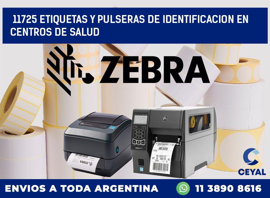 11725 ETIQUETAS Y PULSERAS DE IDENTIFICACION EN CENTROS DE SALUD