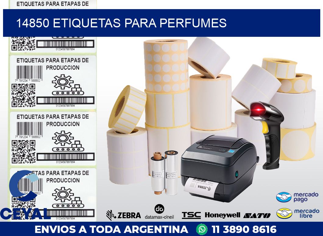 14850 ETIQUETAS PARA PERFUMES