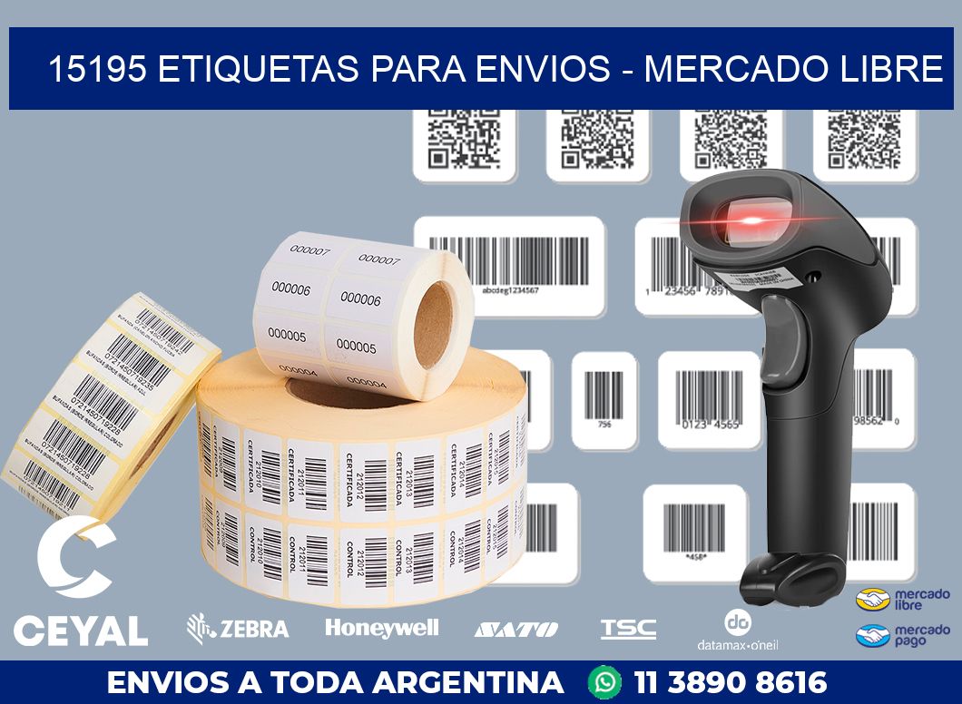 15195 ETIQUETAS PARA ENVIOS - MERCADO LIBRE