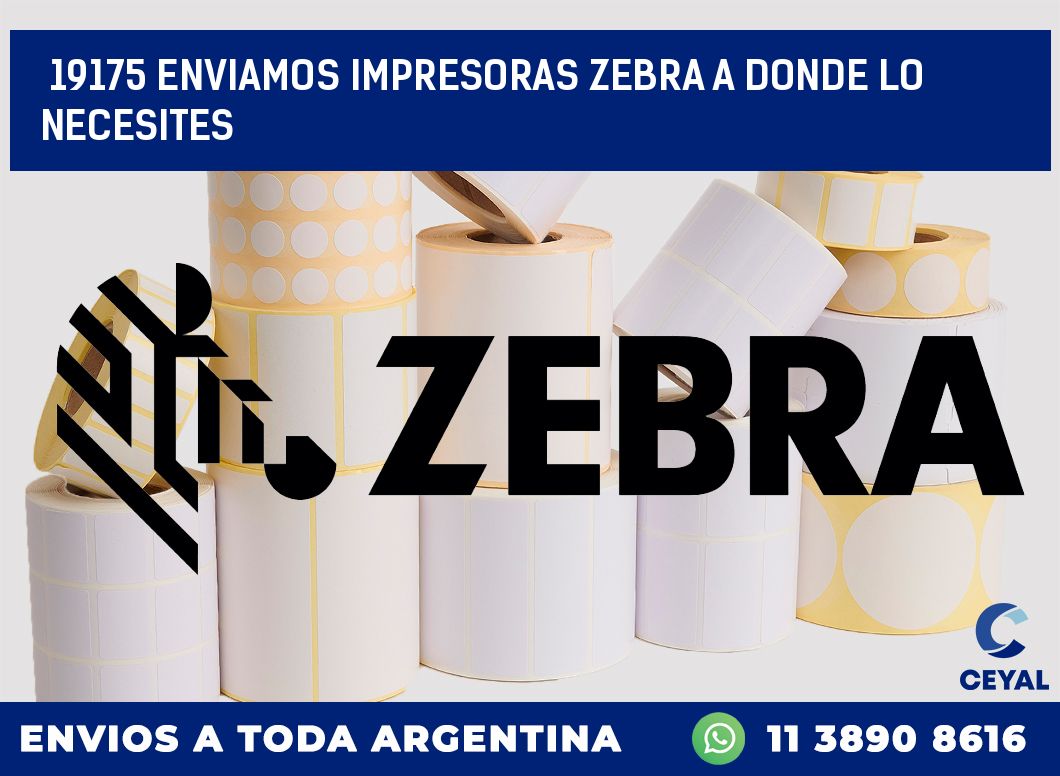 19175 ENVIAMOS IMPRESORAS ZEBRA A DONDE LO NECESITES
