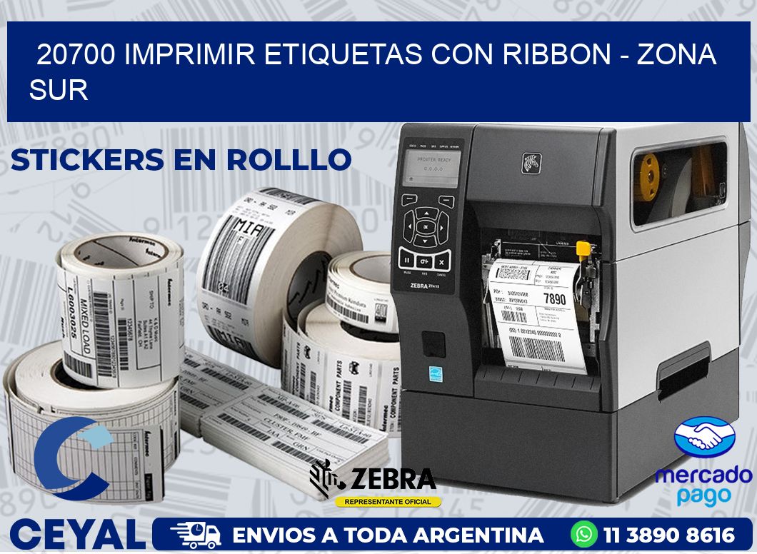 20700 IMPRIMIR ETIQUETAS CON RIBBON - ZONA SUR