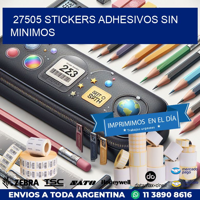 27505 STICKERS ADHESIVOS SIN MINIMOS